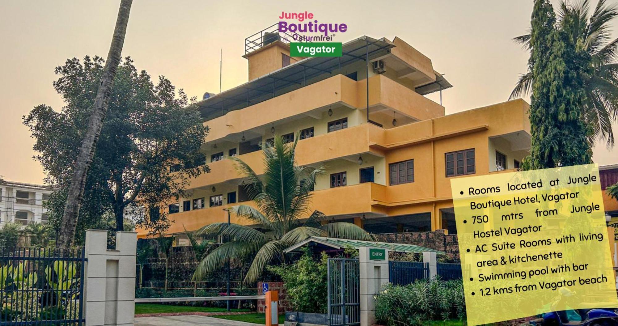 Jungle By Sturmfrei Vagator Hostel Ngoại thất bức ảnh